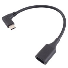 Coms USB 3.1 Type C 젠더꺾임 USB 2.0 A to C타입 Black, 1개
