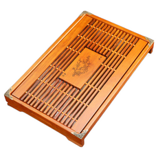 蘭香 抽屜茶盤 附蓄水盤, 淺棕色 蘭香, 1個