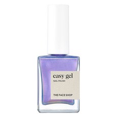 THE FACE SHOP 菲詩小舖 Easy Gel彩色指甲油, 10ml, 95 紫色極光, 1個