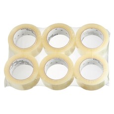 스카치 쓰리엠 309 아크릴 박스 테이프 48mm x 50m 투명, 6개