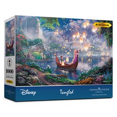 THOMAS KINKADE 迪士尼長髮公主拼圖, 1000件, 1個, 7003