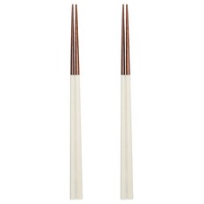 에지리 카미야 말라스 우드 젓가락, 화이트, 2개, 단품