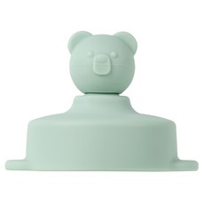 AKIOOM 吸管杯矽膠小熊蓋子蓋子 香草色 第2階段, 1個, 單品
