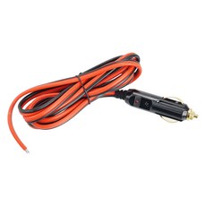 컴스 차량용 시거잭 케이블 12V 제작용 플러그 2m, 1개