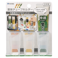 inomata 調味品管架3件組 日本製, 3.9 x 3.2 x 5.7cm, 0359, 1組