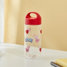Modern House Love Together一手水壺, 紅色, 1個, 500ml