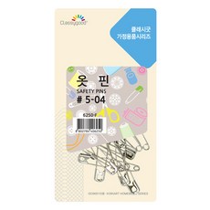 Classygood Kotex別針 特大 #5-04 15入, 單色, 1個