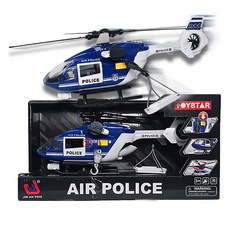 JINJIA TOYS Iiel 救援直升機消防玩具, 藍色, 1個
