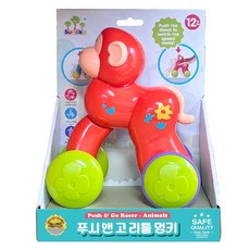 SUNLIKE Sink Toy推著走小猴子玩具, 1個, 混色