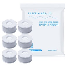 필터클래스 바디럽 퓨어썸 호환 베이직 세면대 필터 6p, 1개, 무향