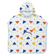 New Balance Kids 兒童款圖案亮點毛巾浴袍