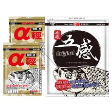 한국부푸리 호사마레시피 알파경 2p + 오감 오리지널 떡밥 세트 1.5kg, 1세트