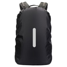 Ontree夜光反光後背包包防水套 20L, 1個, 黑色