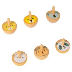 受難日動物傳統陀螺 6入組, 1組