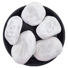 가든잇 깨끗한 자갈 화이트 50~70mm, 20kg, 1개