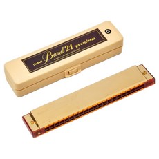 DABell 顫音口琴Band 21優質 No.1009 G調, 鈦鍍金(蓋子）、透明茶色(主體）、乳白色(外殼）, Band21 Premium No.1009 G 鍵, 1個