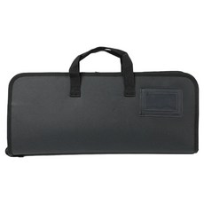 Knife Mall 簡約拉鍊式廚具刀具包 6格, 黑色, 1個