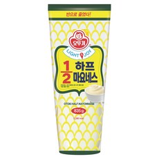오뚜기 LIGHT & JOY 1/2 하프 마요네스, 835g, 1개 835g, 1개