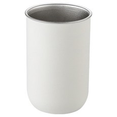 hillo Easy 304不鏽鋼基本款漱口杯, 白色, 1個