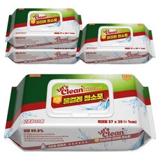 렛츠클린 물걸레 청소포, 4개 4개