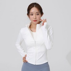 Arua Arua女款修身線條瑜珈拉鍊夾克