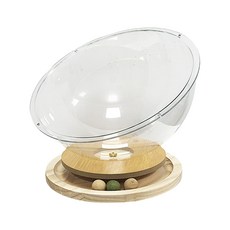 毛皇上 太空艙轉盤 小(32cm) 貓玩具 貓轉盤 寵物玩具, 1組, 混和顏色