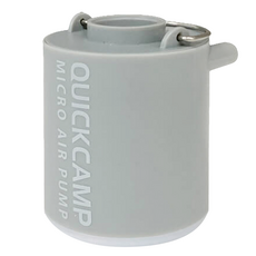 QUICKCAMP 打氣/抽氣兩用 微型充電式氣泵，附有5種轉接氣嘴，LED燈，USB-C充電，一年產品保證, 1個