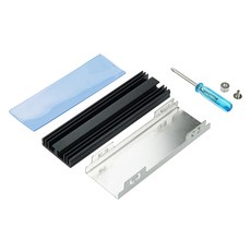 Comsmart PCI NVMe M.2 2280 SSD散熱片+下殼組 HB574, 1組, 單色