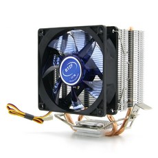 Comsmart Intel LGA 775/1155/1156/AMD 754/AM2/AM2+/AM3適用 CPU散熱器 90mm BT197, 單色, 1個