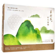 HGT 華剛茶業 萌來運轉 梨山輕焙烏龍茶包禮盒, 100%臺灣茶, 無人工添加, 40包, 1盒