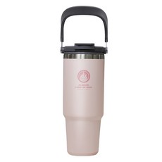 로티캠프 로텀 대용량 손잡이 스텐 빨대 보온 보냉 텀블러, 1개, 1.2L, 베이비 핑크 1개, 1.2L, 베이비 핑크