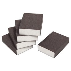 ZioBiz 海綿砂紙打磨塊 500-600號 5入, 1個