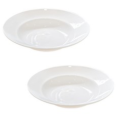 HANKOOK CHINAWARE 骨瓷Kuing義大利麵碗, 2個, 白色