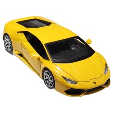마이스토 1:24 람보르기니 우라칸 LP 610-4 다이캐스트 모형차, Yellow, 1개