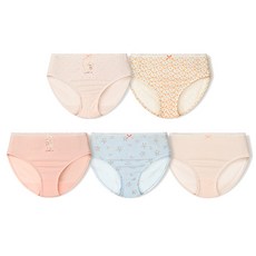 unifriend 女童款小貓三角內褲 5件組