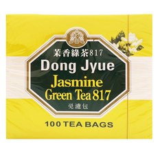 DONG JYUE 東爵好茶 茉香綠茶817, 2公克 x 100包, 2g, 1盒