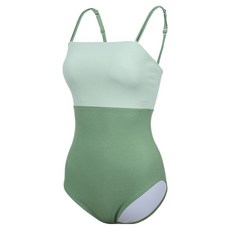 renoma 泳衣 女款粉彩雙色連身泳衣 RN-LS2F311