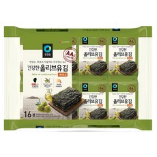 청정원 올리브유재래김, 5g, 16개