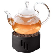 Teeyagyeogi耐熱玻璃茶壺+霧面燭台茶壺組 B, 茶壺+茶壺, 1組, 混色