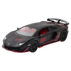 kidmate 孩子王 1:32 藍寶堅尼Aventador SVJ 黑色 LED聲光合金車 模型車, 1台