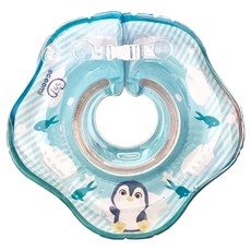 ecoomi 嬰幼兒泳圈/脖圈, 適合6個月以上寶寶使用, 1個, 可愛企鵝