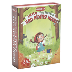 AppleBox 童話故事拼圖 小紅帽 36片裝 兒童益智玩具, 36片, 1盒