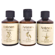 Arenes 愛霓思 EO旅行組D Set, 含洗髮露, 護髮素, 潔面乳, Pure Fragrance Healing, 60ml, 1組
