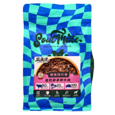 SoulMate 索美達 紐西蘭草飼牛肉鮮食肉片狗狗餐, 500g, 全齡犬適用, 紐西蘭草飼牛肉, 1kg, 1袋