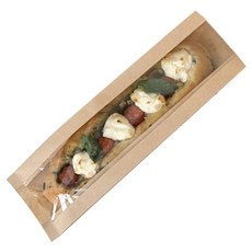 베스트팩 베이커리 투명 크라프트 창봉투 바게트 미니 10 x 5 x 32 cm, 1개, 200개입