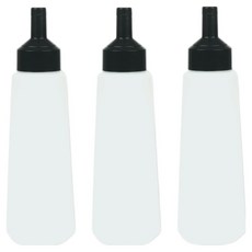 리빙패밀리 원터치 소스통 블랙, 3개, 700ml