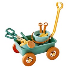 Modern House 兒童露營沙玩具推車組, 1組, 綠色