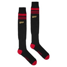 What Baseball OSG Pro條紋棒球長襪, 黑紅, 1個