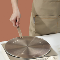 萬用節能導熱盤 24cm，適用多種鍋具，節省能源，快速解凍，廚房必備, 1個, 單一顏色