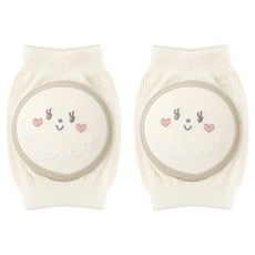 메르베 유아용 무릎보호대 양쪽 세트, 바닐라, 1세트